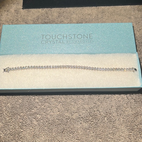 Touchstone Crystal By Swarovski Be Seen Tennis Bracelet - Picture 2 of 4